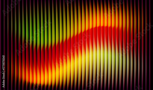 Vibrant abstract background featuring glowing gradient colors with soft transitions and vertical stripe patterns. Modern digital artwork suitable for creative design, wallpapers, branding, posters etc