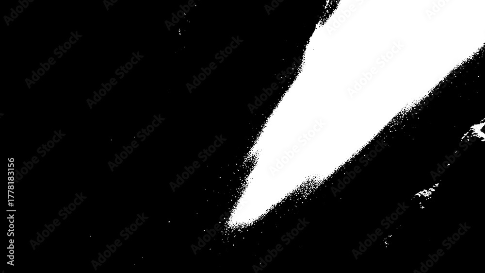Obraz premium Abstract black and white brush stroke on a dark background