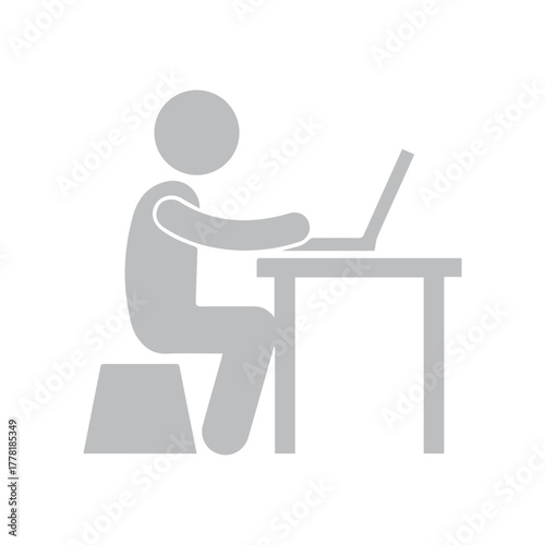 Working at Desk