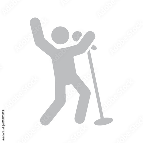 Singer Performing Icon