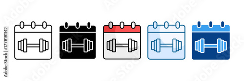 Plan Icon Set Multiple Style Collection