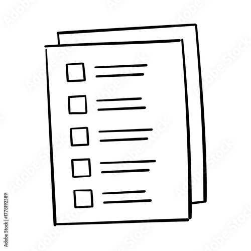 Checklist blank