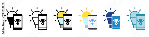 Light Bulb Mini Illustration Icon. Use For Modern Concept, Print, Ui, Ux Kit, Web And App Development. Vector Related To Technology, Smart Home And More