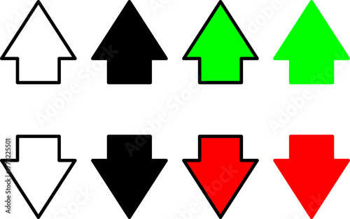 arrows in different colors