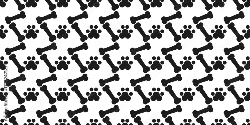 Naklejka premium black and white seamless pattern