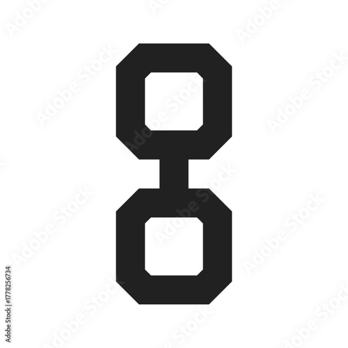 nickel alchemy line icon – geometric mystical design