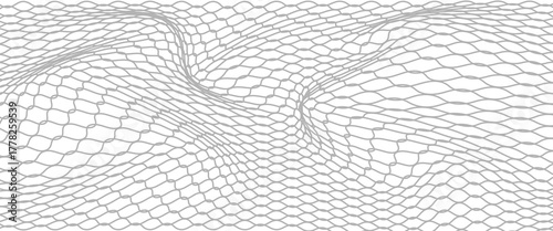 Wire mesh fence isolated on white background.vector