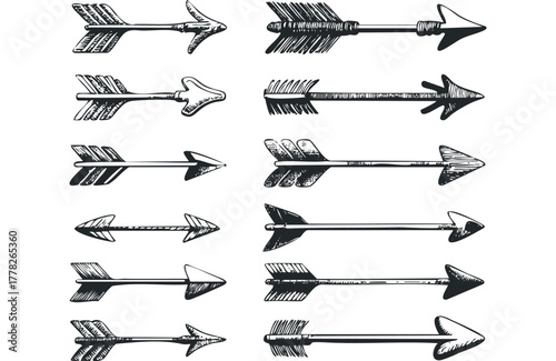 Collection of Hand Drawn Arrow Icons