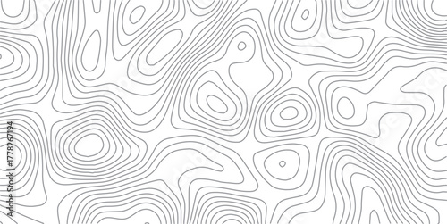 abstract black luxury topographic line Background of the topographic map. Topographic map lines, contour background. Geographic abstract grid.