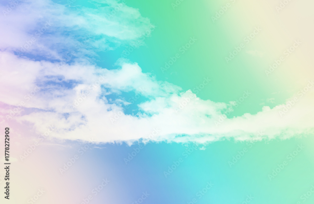 Naklejka premium Beautiful multi-colored pastel background and light flare.