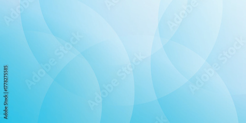 abstract creative blue circle gradient layered sky background vector.