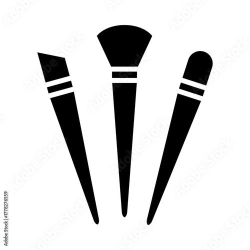makeup brushes icon