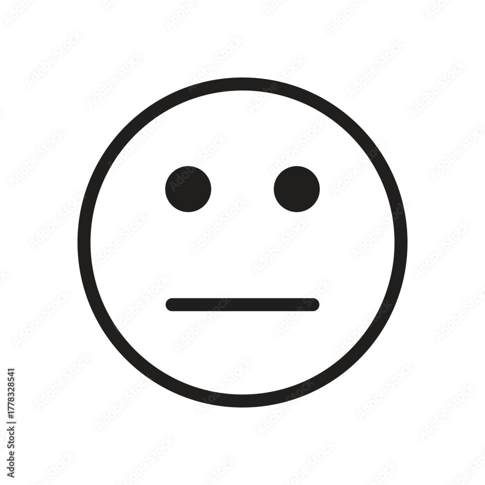 Fototapeta premium Emoticon icon logo vector design