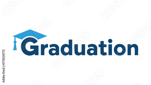 Graduation cap education symbol