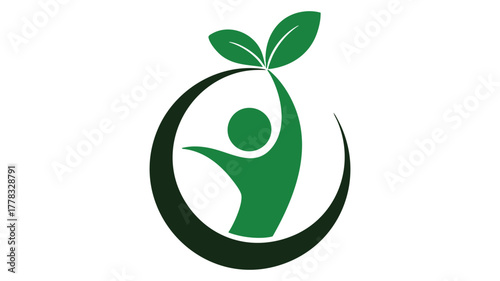 Healthy life nature care symbol