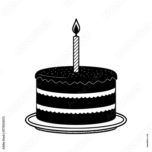 Eerie White Skull Against Black