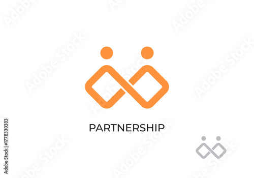 infiniti partnership icon vector logo illustration