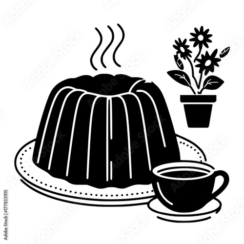 Silhouette Person Celebrating Sunset