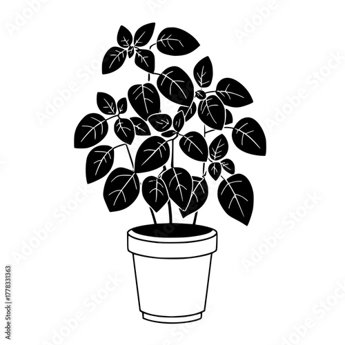 Minimalist Meditation Pose Illustration with Calm Atmosphere