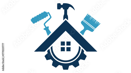 House renovation and repair icon