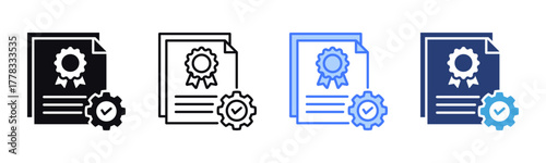Standard Work icon sheet multiple style collection