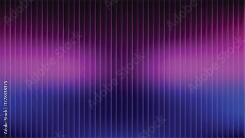 Futuristic abstract glass gradient with teal and navy ripples, luminous blur texture, wavy distortion flow, vertical reeded displacement lines.
