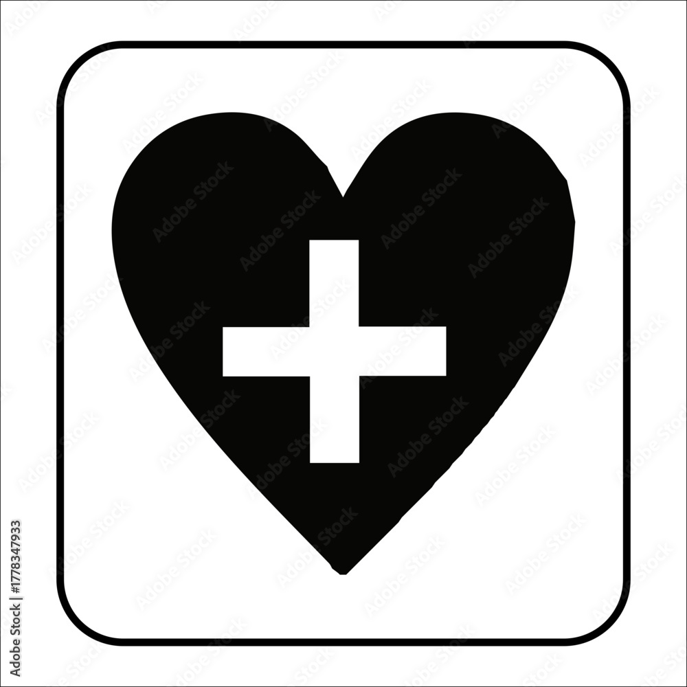 Obraz premium Medical sign vector 