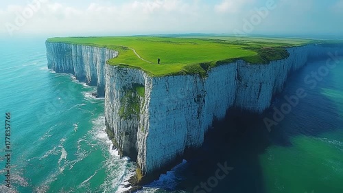 Majestic Cliffs Overlooking Turquoise Ocean Waves (1)