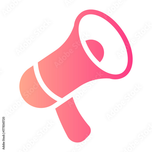 megaphone gradient icon