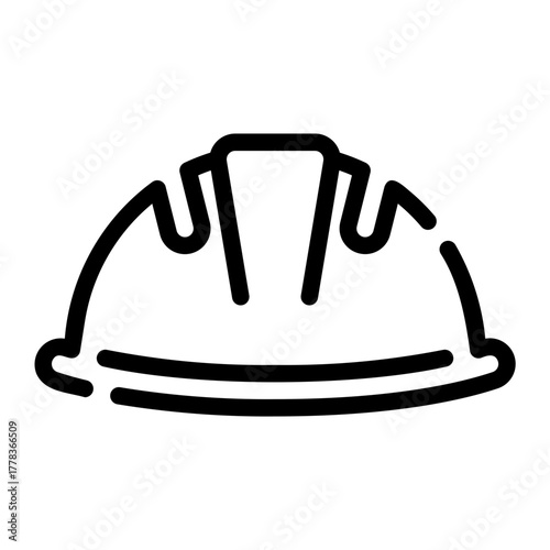 helmet line icon