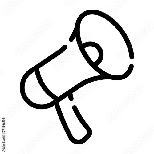 megaphone line icon
