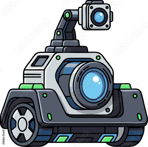 Advanced Robotic Camera System for Surveillance and Exploration.