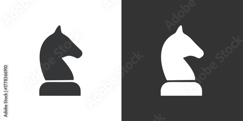 Strategy icon. Solid glyph series icon