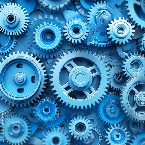 Wallpaper Mural Abstract background with gears   high resolution   for isolate image Torontodigital.ca