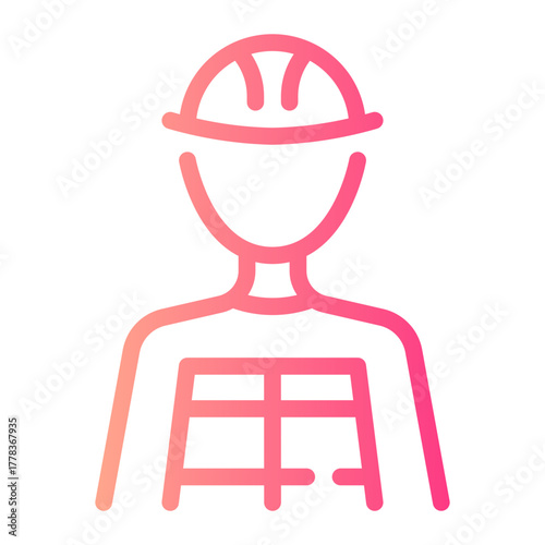 firefighter gradient icon