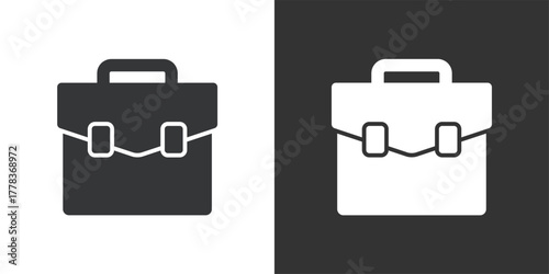 Business Portfolio icon. Solid glyph series icon