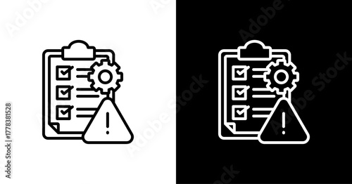 Hazard Analysis  White Icon Set Design