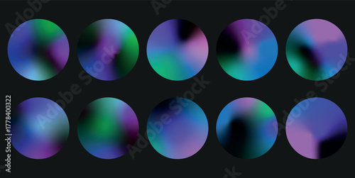 Cosmic Galaxy Abstract Background with Colorful Starry Gradient and Space Waves