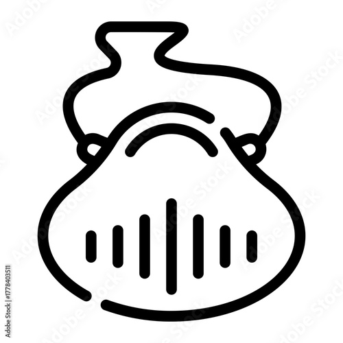 face mask line icon