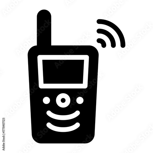 walkie talkie glyph icon