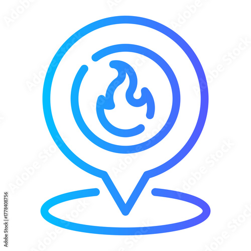 fire gradient icon