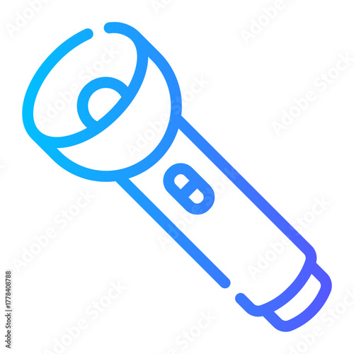 flashlight gradient icon