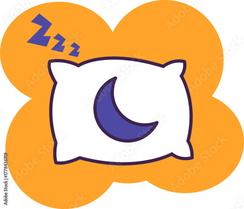 Sleep Time Icon Element