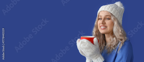 Beautiful young woman with ...