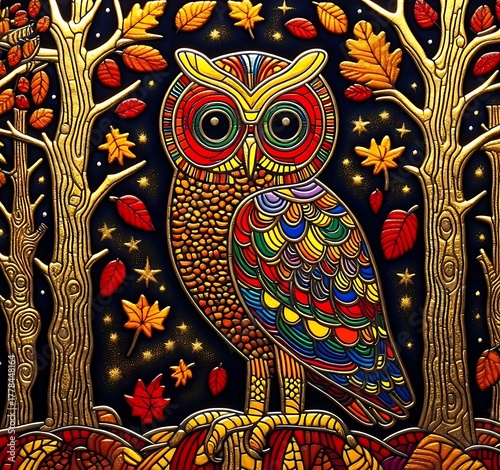 owl on a tree