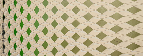 seamless pattern with geometric pattern - Rectangular prism pattern ascending order pf the size arrangement