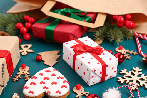 Christmas holiday gift boxe...