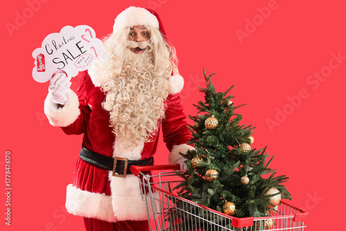 Santa Claus with Christmas ...