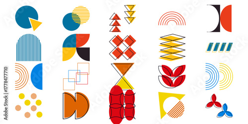 Memphis Geometric Shapes