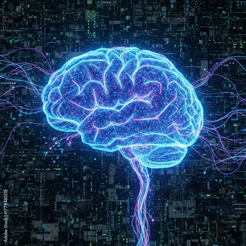 The intricate human brain anatomy is visualized through a detailed medical 3D scan, revealing the complexity of the mind and intelligence
Shutterstock